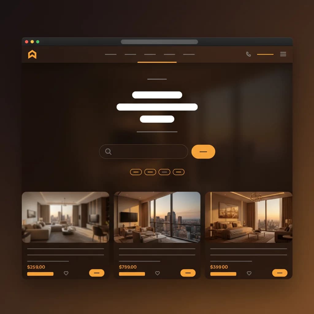 Biuro nieruchomości — przykładowy projekt strony