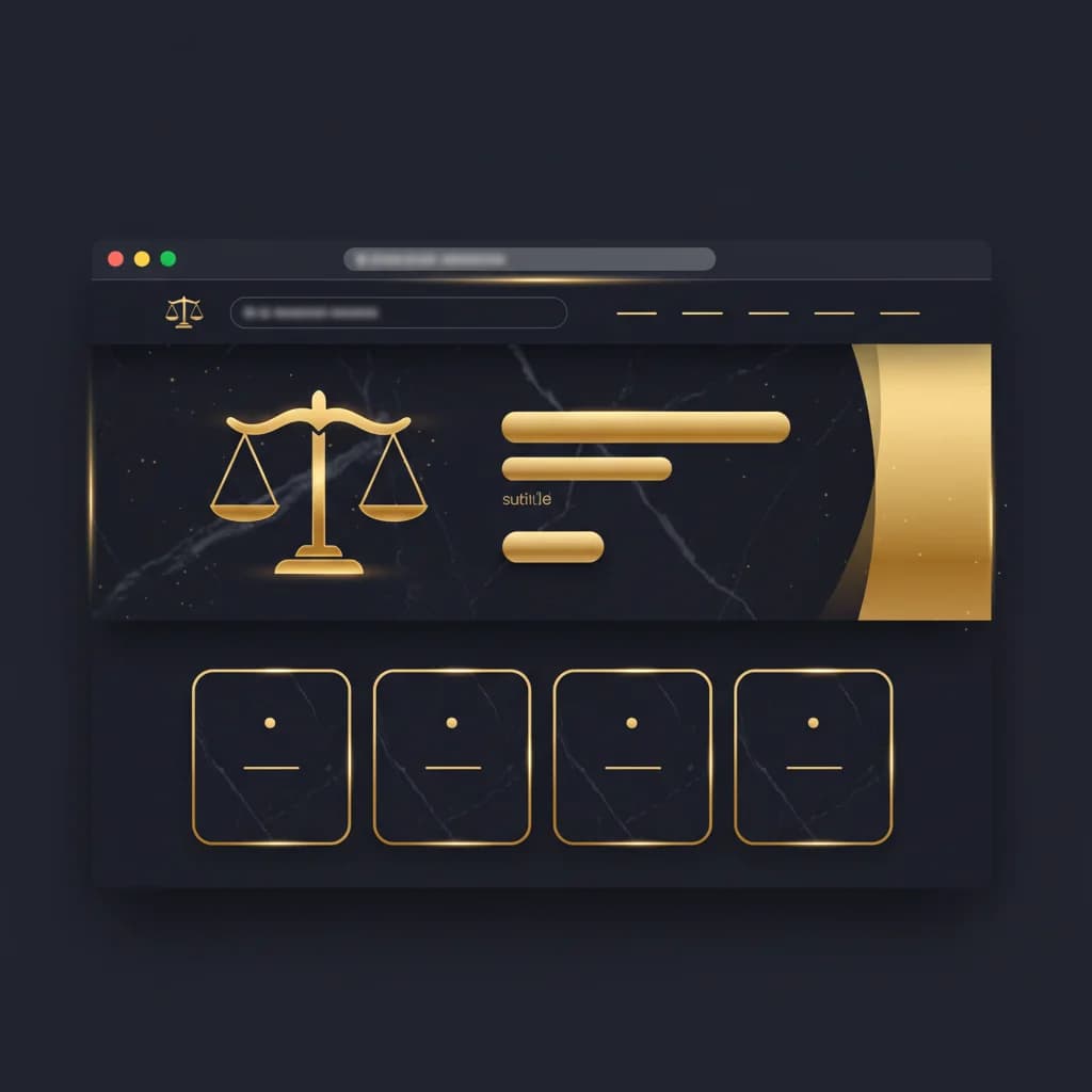 Nowoczesna strona kancelarii prawnej