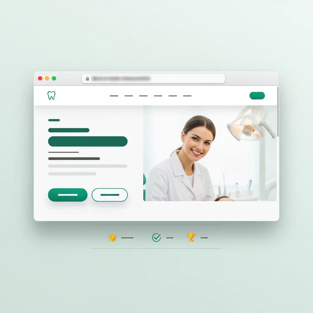 Klinika stomatologiczna — przykładowy projekt strony